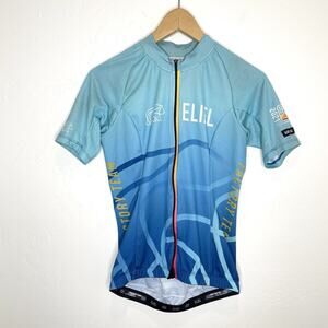 Eliel Womens Large Cycling Jersey Blue 2021 Factory Team Performance